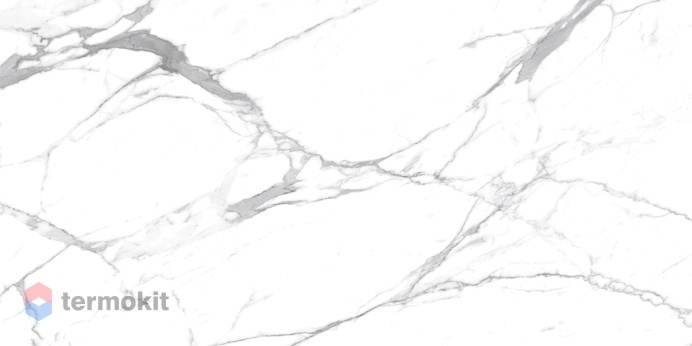 Керамогранит Ceradim Carrara Terrific Silver белый 60х120 Матовый
