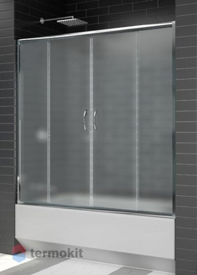Душевая шторка на ванну RGW Screens SC-61 1700х1500 (матовое стекло) Хром