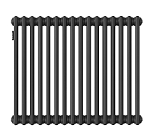 Стальной трубчатый радиатор Kohr Heim 2057/16 секций с боковым подключением 3/4 черный