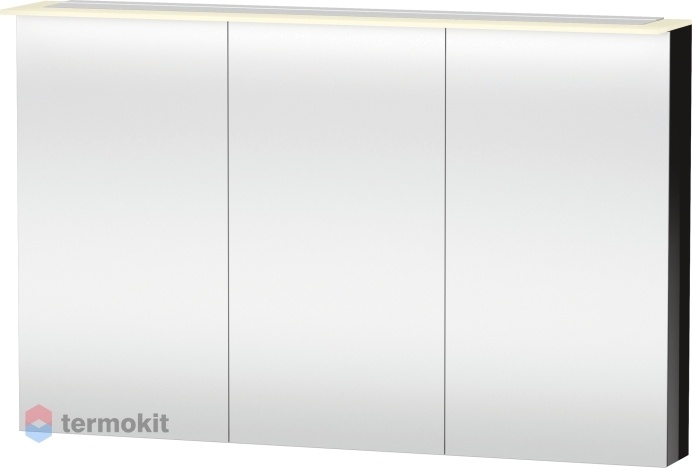 Зеркальный шкаф Duravit X-Large 120 с подсветкой Черный XL759604040