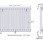 Стальные трубчатые радиаторы КЗТО Гармония С25-1 500 с боковым подключением
