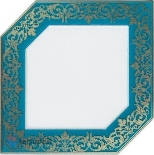 Керамическая плитка Kerama Marazzi Клемансо HGD/C250/18000 декор бирюзовый 15x15