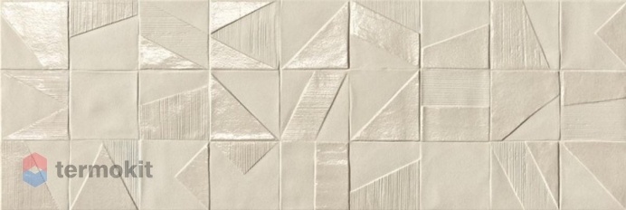 Керамическая плитка Fap Mat&More f0VK Domino Beige настенная 25х75