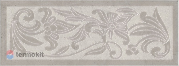 Керамическая плитка Kerama Marazzi Монсанту HGD/B505/15147 Декор 4 серый светлый 15х40