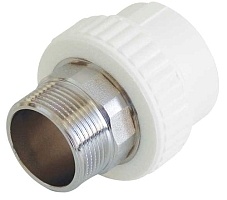 Kalde Муфта с  наружной резьбой под шестигранник (полипропилен) 32x1