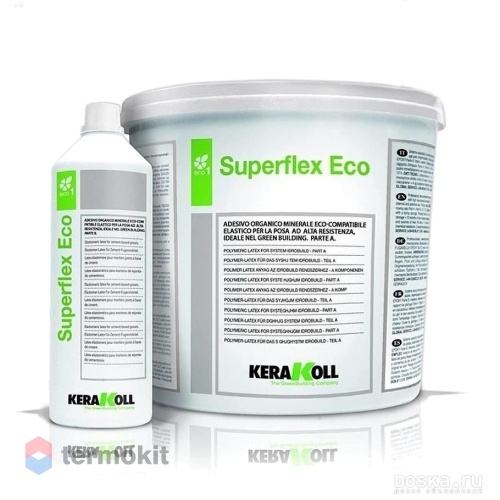 Клей Kerakoll эпоксидный Superflex Eco (Comp A+B) белый 8кг