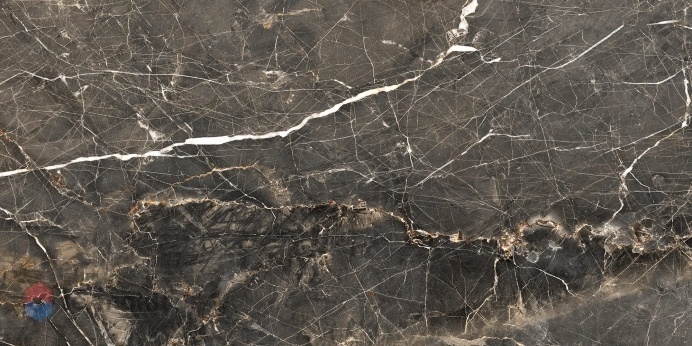Керамогранит Global Tile Maximus GT408013305MCR Черный 40x80