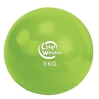 Медбол Lite Weights 3кг 1703LW, салатовый