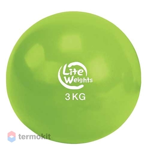 Медбол Lite Weights 3кг 1703LW, салатовый