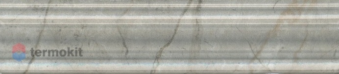 Керамическая плитка Kerama Marazzi Кантата BLE025 бордюр багет серый светлый глянцевый 25x5,5