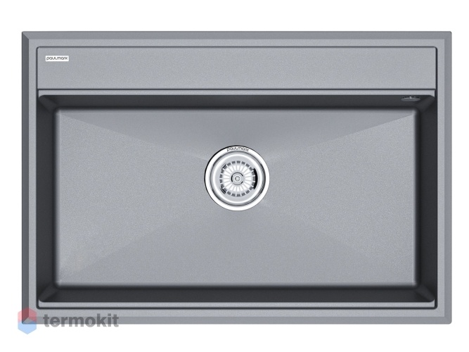 Мойка для кухни Paulmark STEPIA серый металлик PM117551-GRM
