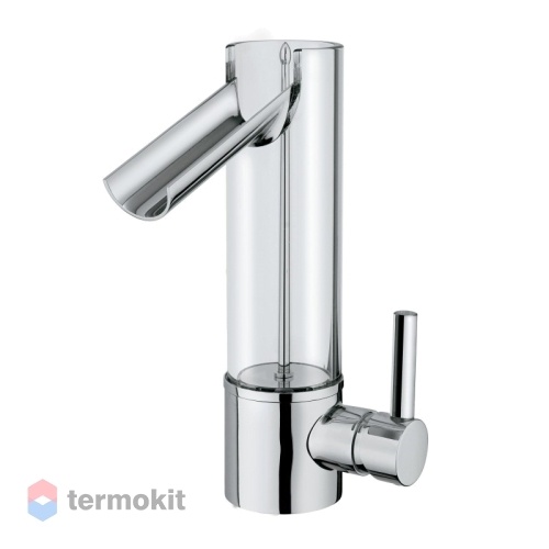 Смеситель для раковины Jacuzzi Rubinetteria Halo с донным клапаном хром 0FW00088JA00