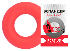 Эспандер-кольцо Fortius H180701-30LR, 30 кг, красный