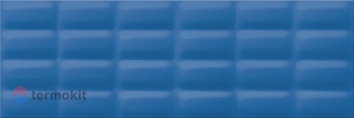 Керамическая плитка Mei Vivid Colours Blue Pillow Structure (O-VVD-WTU041) Настенная 25x75
