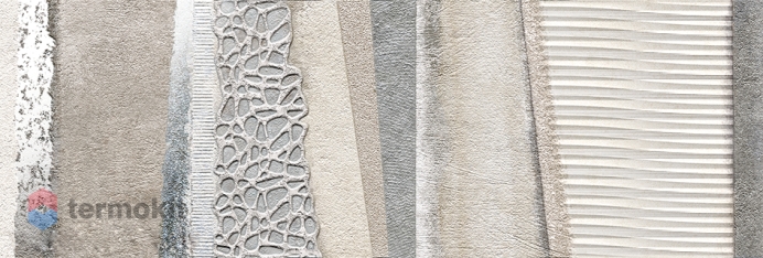 Керамическая плитка Ibero Materika Dec. Ellipsis Grey (Mix) декор 25x75