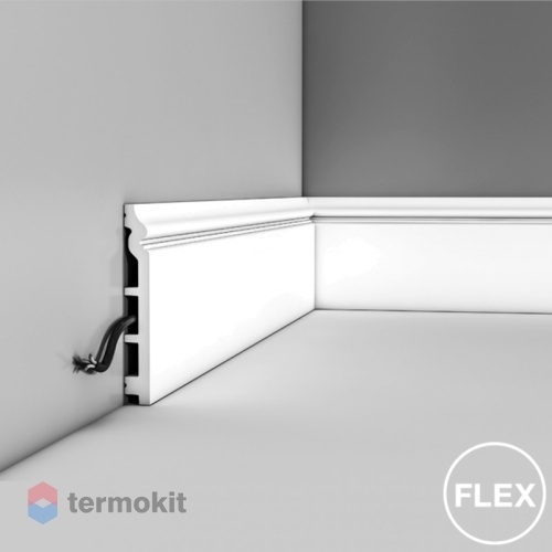 Плинтус Orac Duropolymer SX118F гибкий