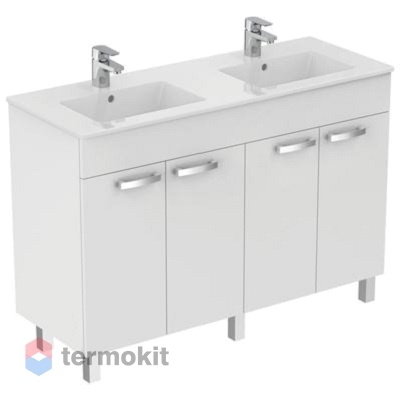 Тумба под раковину Ideal Standard TEMPO 120 напольная белый глянец E0538WG