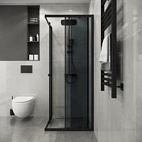 Душевой уголок Niagara Eco 1900x780x780 (тонированное стекло) черный матовый NG-1008-14QT