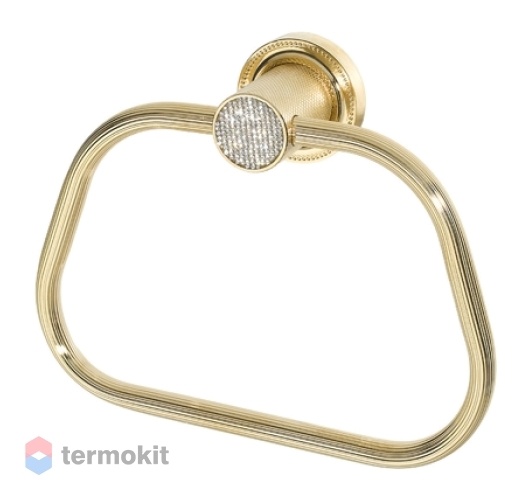 Кольцо для полотенец Boheme Royal Cristal золото 10925-G