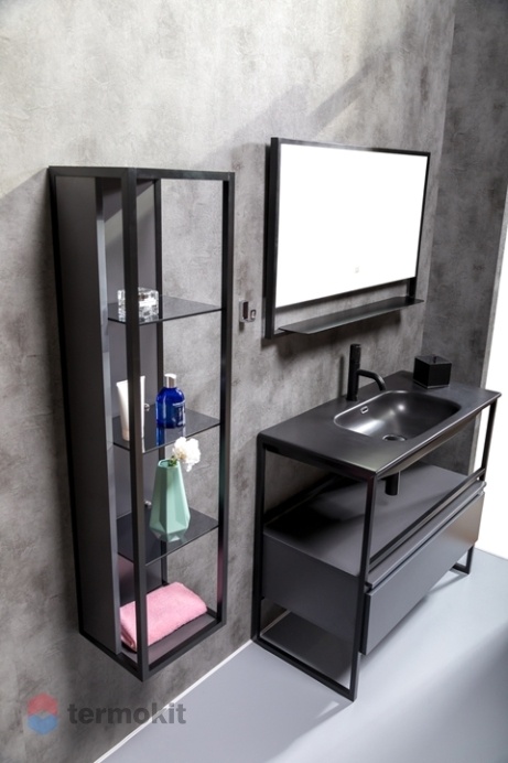 Шкаф-колонна Armadi Art Loft 30 подвесной антрацит 896-A