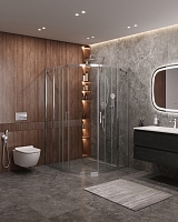 Душевой уголок Cezares Molveno 1950x1200x1200 хром MOLVENO-R-22-90+30-C-Cr-IV