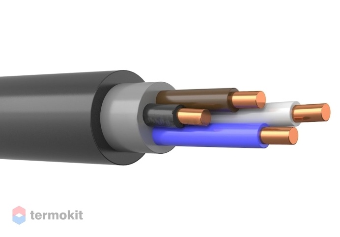 Кабель Севкабель ВВГнг-LS 4x2,5 отрезок \ 100м \