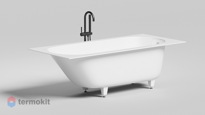 Ванна из искусственного камня Salini ORNELLA S-Sense 1800x800 белый глянец 102312G