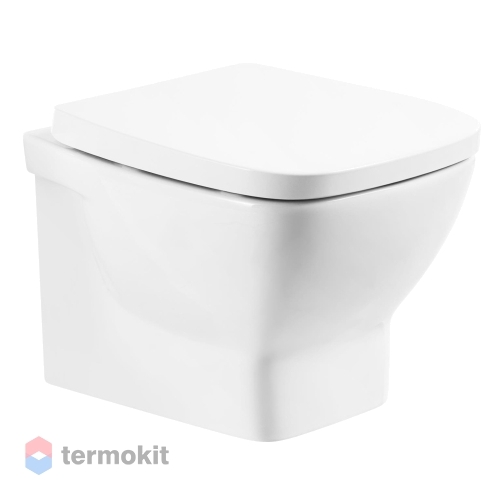 Унитаз подвесной BelBagno LAGO с сиденьем микролифт BB128CH/BB128SC