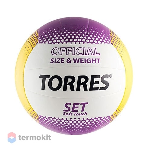 Волейбольный мяч Torres Set р.5, синт. кожа V30045