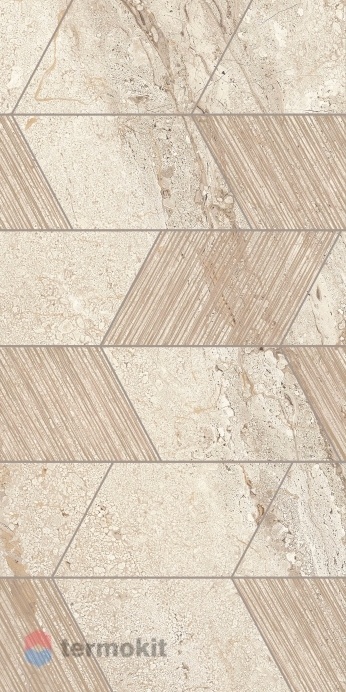 Керамическая плитка Creto Sandy Chevron 2 вставка 30x60