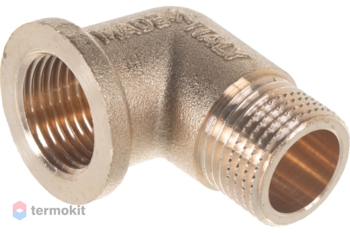 Elsen Угольник 90° НВ 1/2", 1/2" латунь