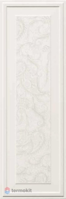 Керамическая плитка Ascot New England EG3310BS Bianco Boiserie Sarah настенная 33,3х100