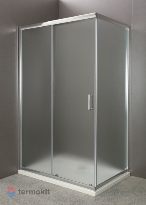 Душевой уголок BelBagno UNO 1850x1200x800 (рифленое стекло) хром UNO-AH-1-120/80-P-Cr