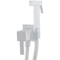 Встраиваемый смеситель Fiore с гигиеническим душем белый матовый 30BB8595