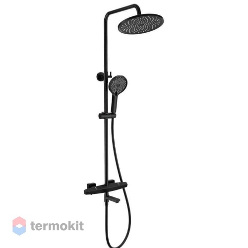 Душевая система с термостатом WONZON & WOGHAND Черный WW-B3046-A1-MB