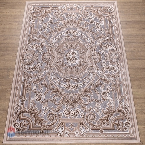 Ковёр Kitroom Шенилл 80x150 прямоугольный бежевый/серый 27806 24177