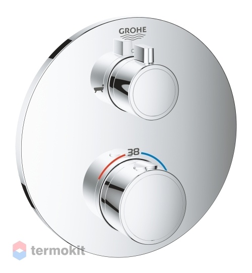 Встраиваемый смеситель для ванны и душа GROHE Grohtherm 800 Cosmopolitan с термостатом 24077000