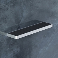 Полка Damixa Jupiter хром/черный DA7737600 УЦЕНЕННЫЙ