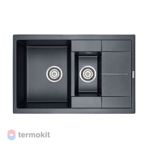 Мойка для кухни Paulmark Feste черный металлик PM237850-BLM