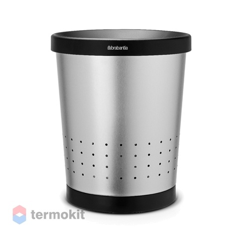 Коническая корзина для бумаг Brabantia 11 л стальной матовый 364341