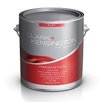Clark+Kensington Premium Flat, Фасадная антивандальная матовая краска с керамическими микрогранулами, прозрачная база, 0.946 л 