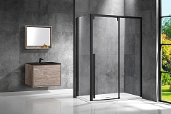 Душевой уголок Vincea Lugano 1950x1300x900 черный VSR-1L9013CLB-1