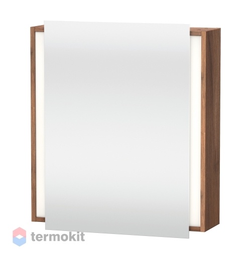 Зеркальный шкаф Duravit Ketho 65 с подсветкой Орех KT7530R7979