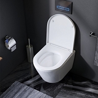 Унитаз подвесной AM.PM Sense с сиденьем микролифт C741701SC