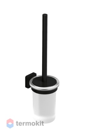Щетка для унитаза с держателем Kludi Vela C черный матовый 2597439