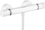 Смеситель для душа Hansgrohe Ecostat Comfort с термостатом белый матовый 13116700