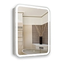 Зеркальный шкаф Silver mirrors Фиджи Flip 50 с подсветкой LED-00002471