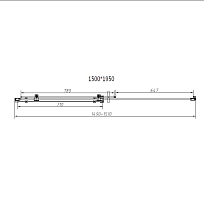 Душевой уголок Vincea Como-N 2000x1500x900 черный VSR-4CN9015CLB