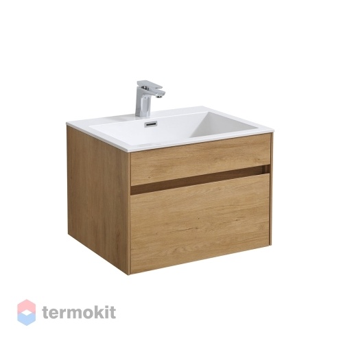 Тумба под раковину Vincea Chiara 60 подвесная T.Oak VMC-2C60TO