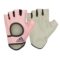 Перчатки для фитнеса Adidas розовый, разм.S ADGB-12665